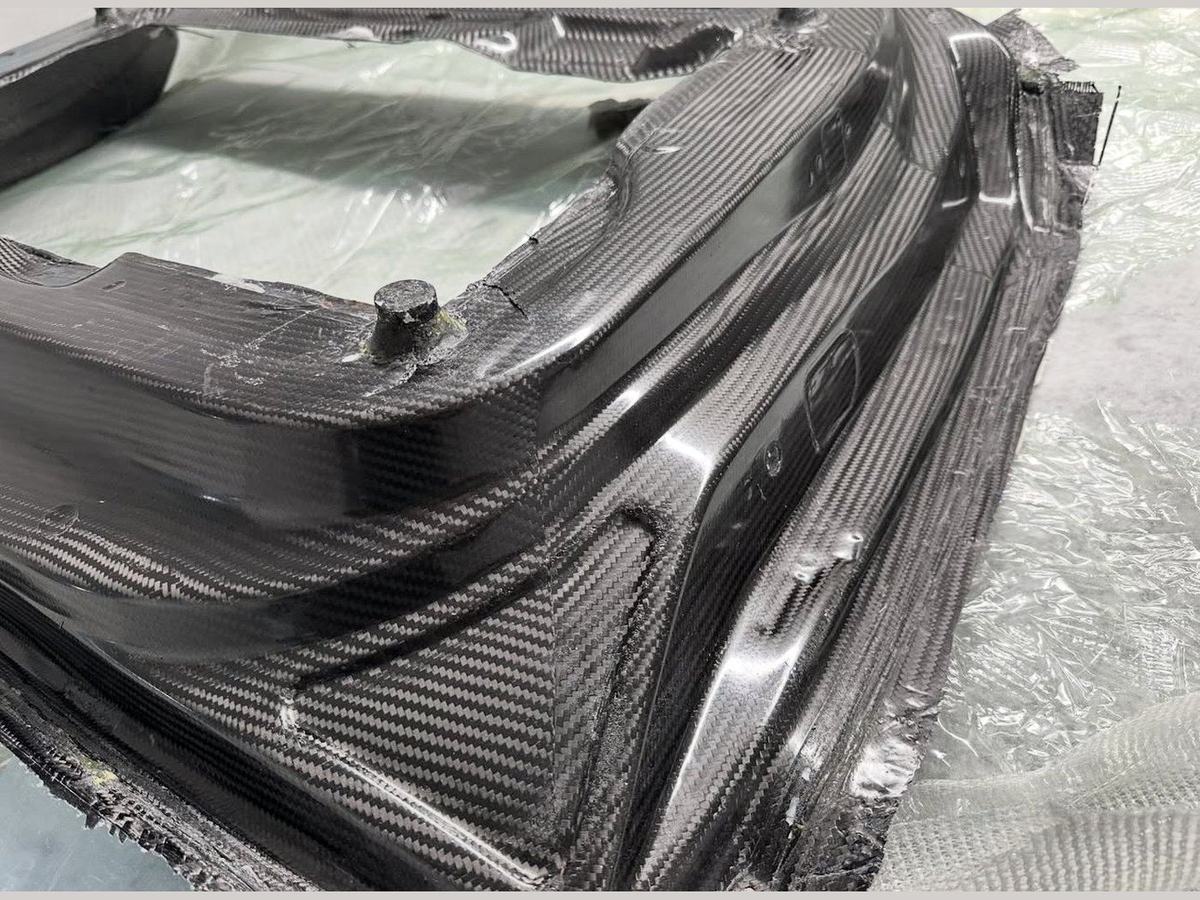 Doublure de porte Audi RS3 LMS en carbone brut de démoulage